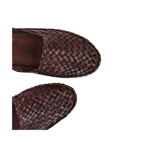 Handcrafted-Pure-Leather-Kolhapuri-Chappal-(Natural)-4