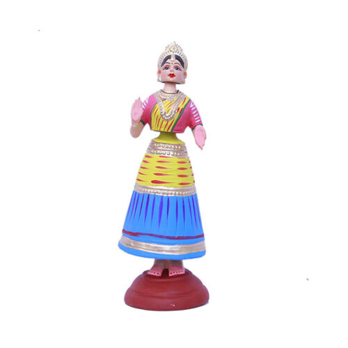 Kondapalli---Handmade-Dancing-Doll-(Multicolour)